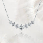 Artemis Spark Arc Necklace - Moissanite