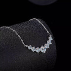 Artemis Spark Arc Necklace - Moissanite