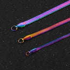 Rainbow pendant necklace for men or women