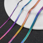 Rainbow pendant necklace for men or women