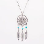 Dreamcatcher Necklace Gold