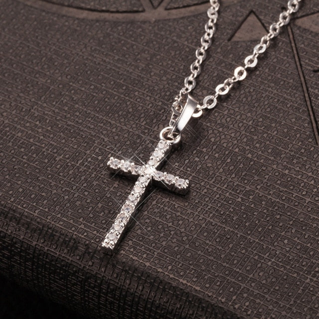Necklace with Silver Cross