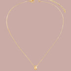 Necklace with Fine Gold Water Drop Pendant