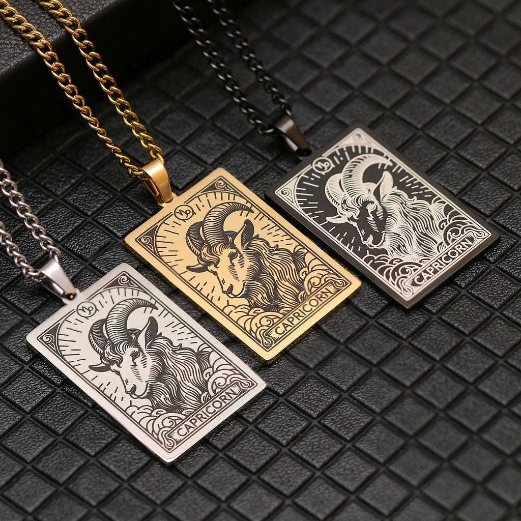 Necklace with Beautiful Astrological Zodiac Sign Pendant