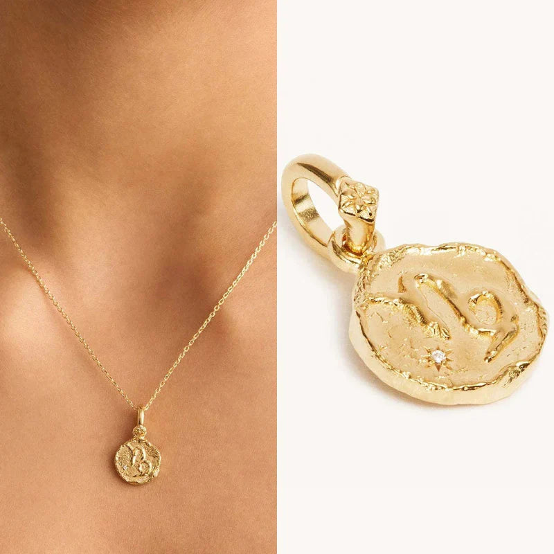 Necklace with Astrology Zodiac Sign Pendant