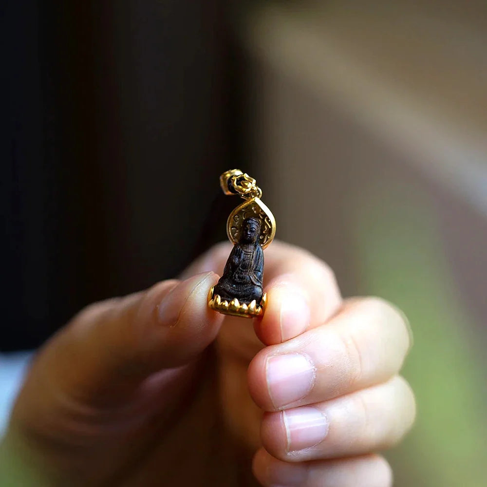 Necklace with Tibetan Buddha Pendant