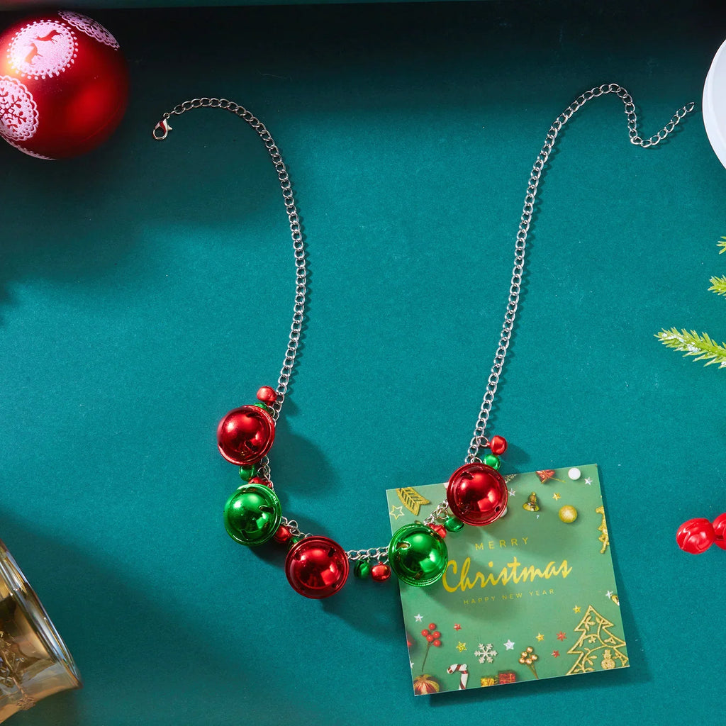 Necklace with Christmas Balls Pendant