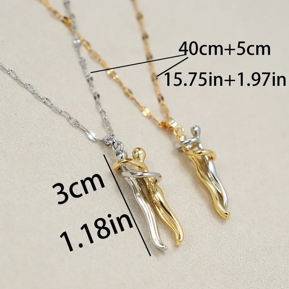 Necklace with Love Hug Pendant
