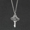 Necklace with a universe key pendant