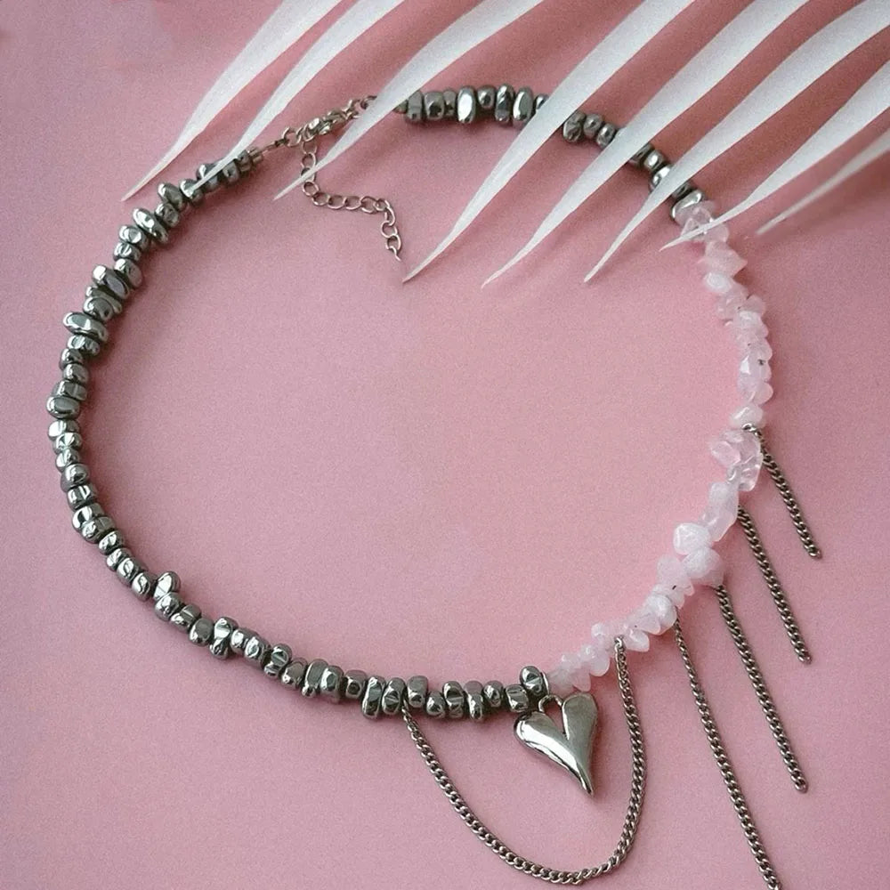 Necklace with Heart Pendant A