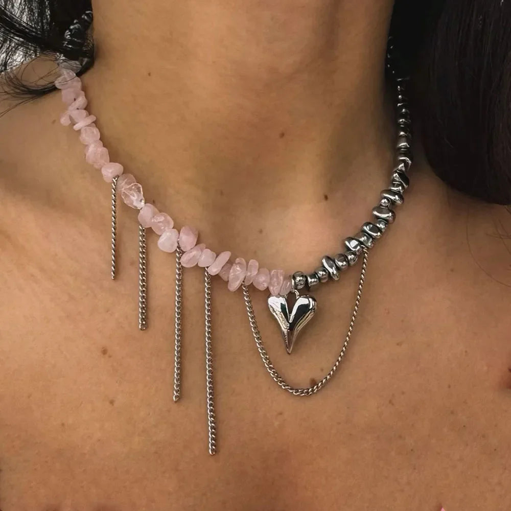 Necklace with Heart Pendant A