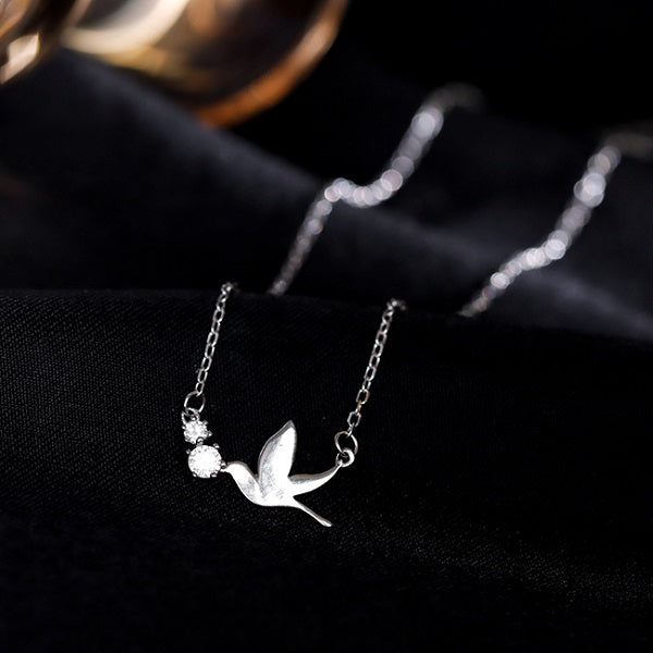 Necklace with Dove Pendant