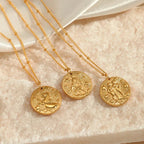 Necklace with Zodiac Sign Constellation Pendant