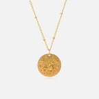 Necklace with Zodiac Sign Constellation Pendant