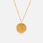 Necklace with Zodiac Sign Constellation Pendant