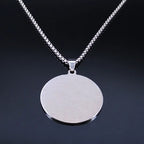 Necklace with Metatron Cube Pendant for Men or Women