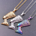 Necklace with Nefertiti Pendant gold