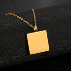 Necklace with Jewish prayer pendant in Hebrew letters Ana b'Koach