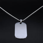 Necklace with Mezuzah Jewish prayer pendant in Hebrew letters