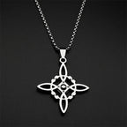 Necklace with Witch's Knot Protective Pendant