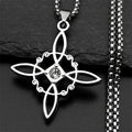 Necklace with Witch's Knot Protective Pendant