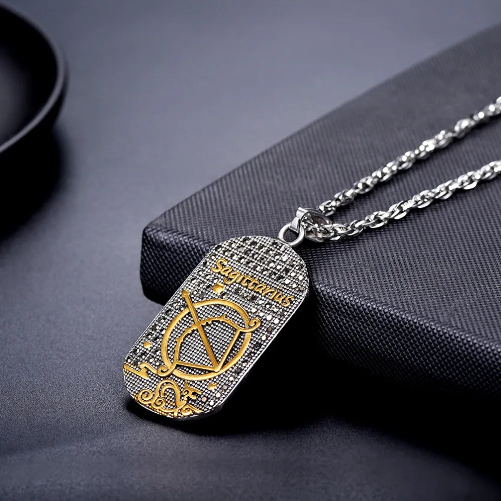 Necklace with Zodiac Sign Style Pendant