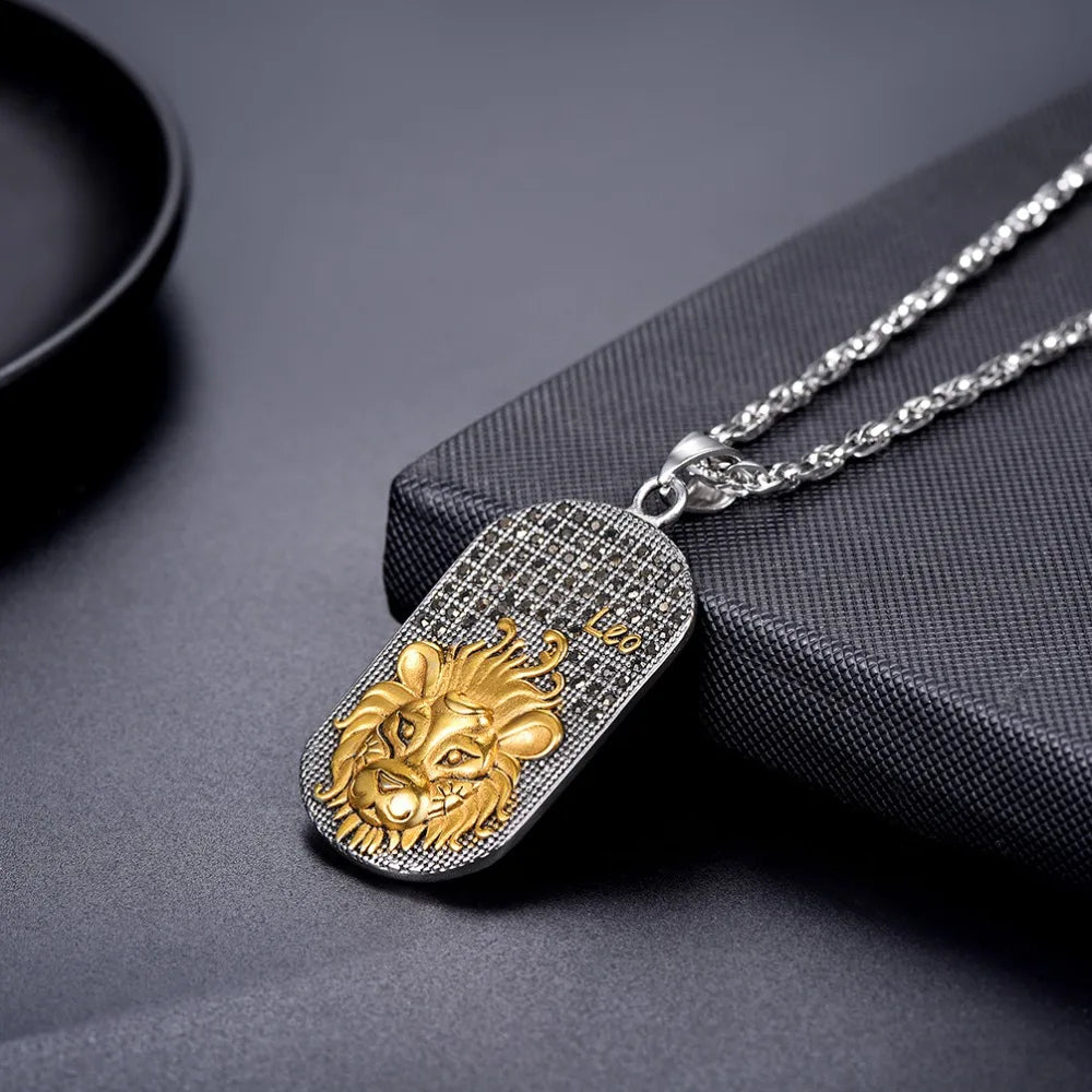 Necklace with Zodiac Sign Style Pendant