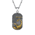 Necklace with Zodiac Sign Style Pendant