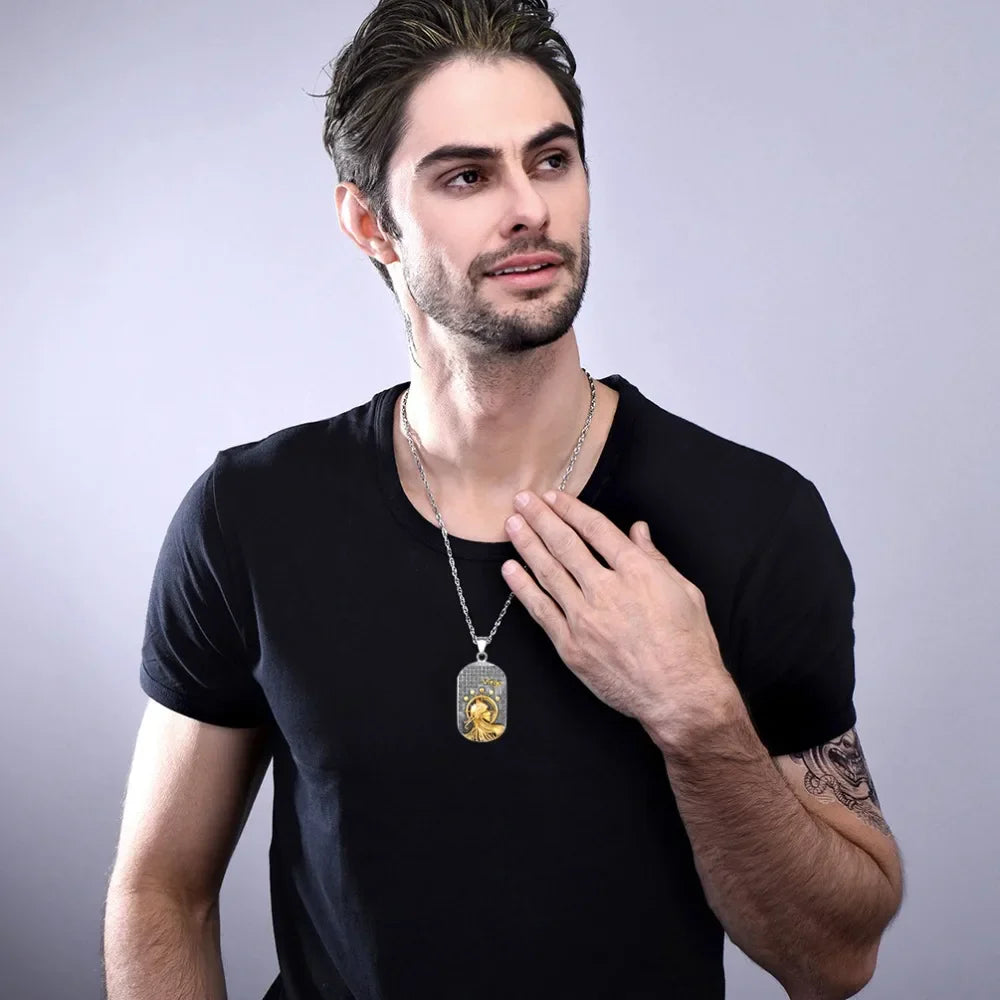 Necklace with Zodiac Sign Style Pendant