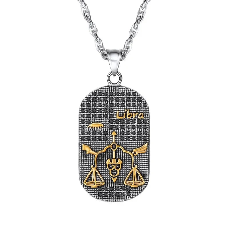 Necklace with Zodiac Sign Style Pendant