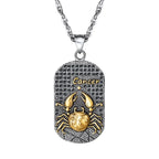 Necklace with Zodiac Sign Style Pendant