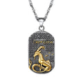 Necklace with Zodiac Sign Style Pendant