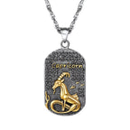 Necklace with Zodiac Sign Style Pendant