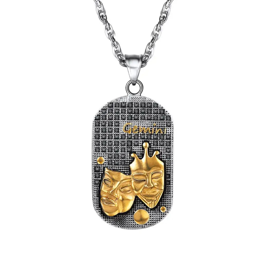 Necklace with Zodiac Sign Style Pendant