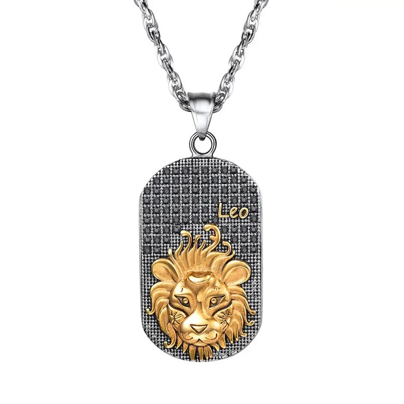 Necklace with Zodiac Sign Style Pendant