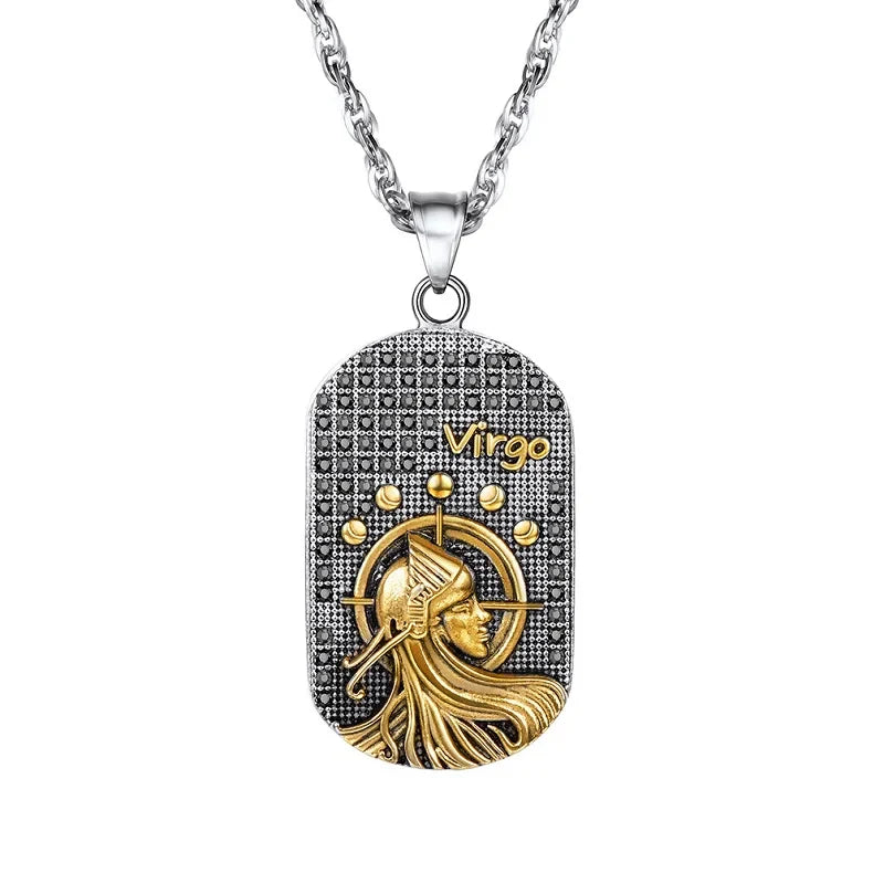 Necklace with Zodiac Sign Style Pendant
