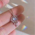 Necklace with Elegant Moonstone Pendant
