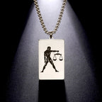 Necklace with Elegant Zodiac Sign Pendant
