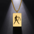 Necklace with Elegant Zodiac Sign Pendant