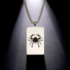 Necklace with Elegant Zodiac Sign Pendant