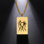 Necklace with Elegant Zodiac Sign Pendant