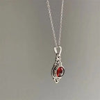 Necklace with Vintage Ethnic Pendant for Women