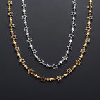 Necklace with Astrology Star Pendant for Men or Women silver