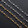 Necklace with Astrology Star Pendant for Men or Women gold