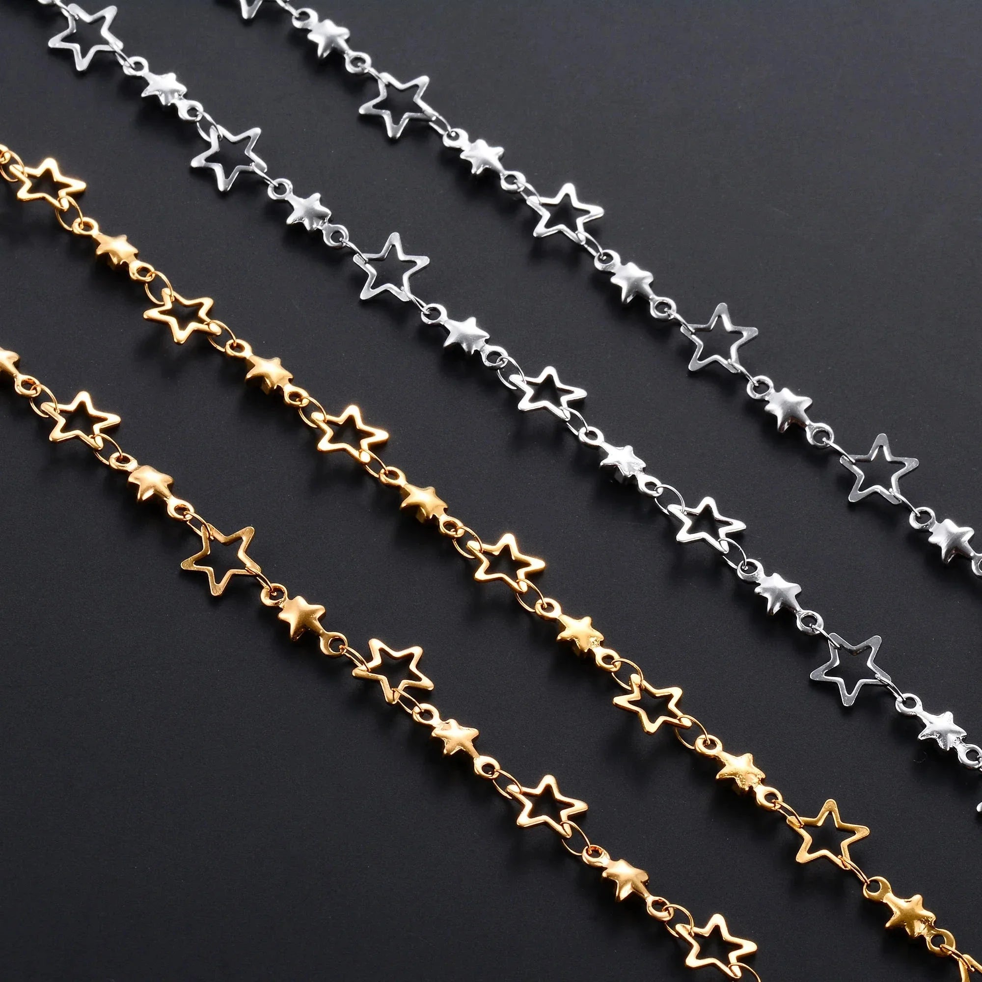 Necklace with Astrology Star Pendant for Men or Women gold