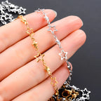 Necklace with Astrology Star Pendant for Men or Women gold