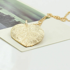 Necklace with Autumn Leaf Pendant