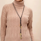 Necklace with Autumn Leaf Pendant