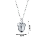 Necklace with Heart Tassel Pendant