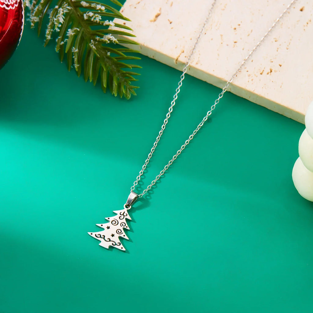 Necklace with Winter Silver Fir Pendant
